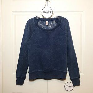 BONGO Juniors Lace Sweatshirt Blue Size S